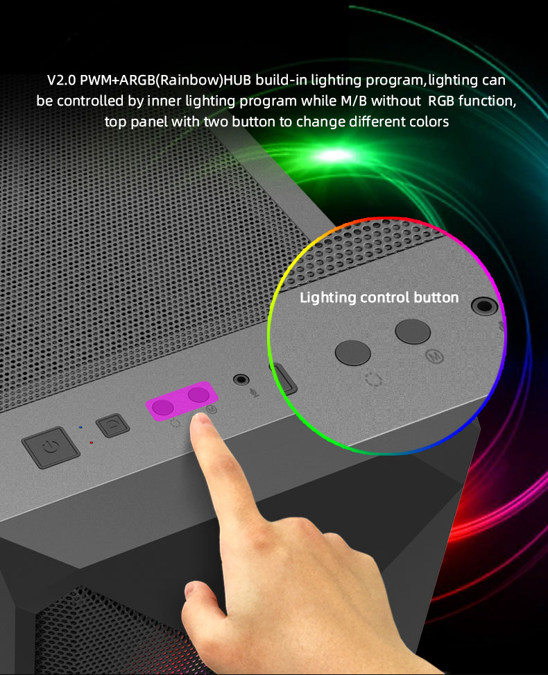 Gamemax Revolt Black Gaming Computer Case